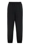 Moncler Techno Fabric Track Pants In Black