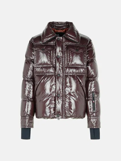 Moncler 'tecka' Brown Nylon Down Jacket