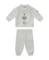 Moncler Teddy Bear-print Tracksuit Set In White