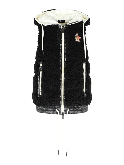 Moncler Teddy Black Polyester Vest