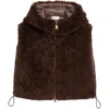 Moncler Bib Sleeveless Jacket In Black