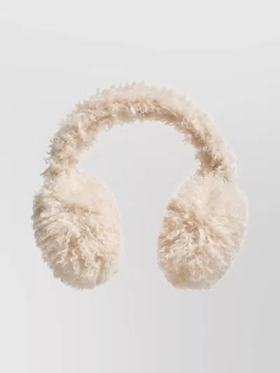MONCLER TEDDY FLEECE PADDED EARMUFFS WITH ADJUSTABLE BAND