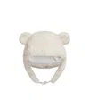 Moncler Teddy Hat With Ear Protectors In White