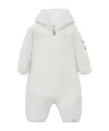 Moncler Teddy Hooded Baby Grow In White