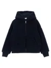 Moncler Teddy Hoodie In Blue