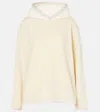 Moncler Teddy Hooded Sweatshirt In White