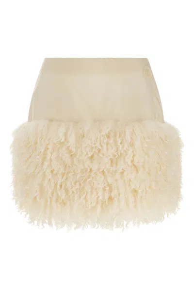 MONCLER TEDDY INSERT SKIRT