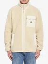 Moncler Teddyeffect Sweatshirt In Neutral