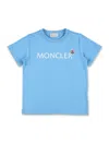 Moncler Logo T-shirt For Kids In Blue