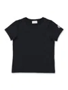 Moncler Tee Multi Logo In Black