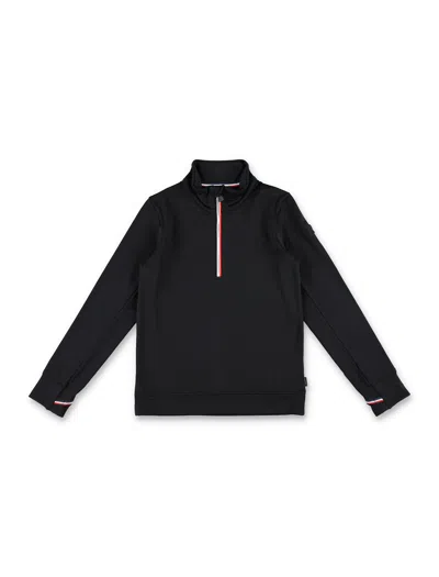 Moncler Kids' Tee Thermal Ski In Black