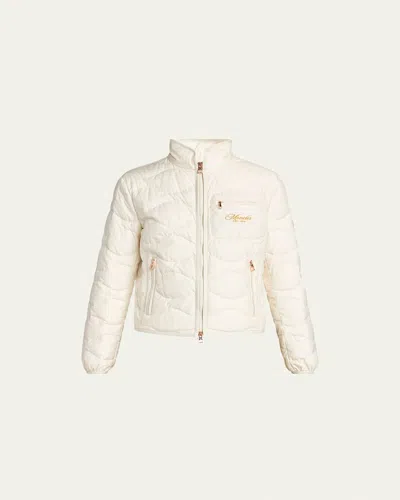 Moncler Tegea Padded Down Jacket In White