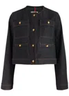 Moncler Tencin Stretch-denim Jacket In Denim