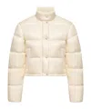 Moncler Tepice Short Down Jacket In White