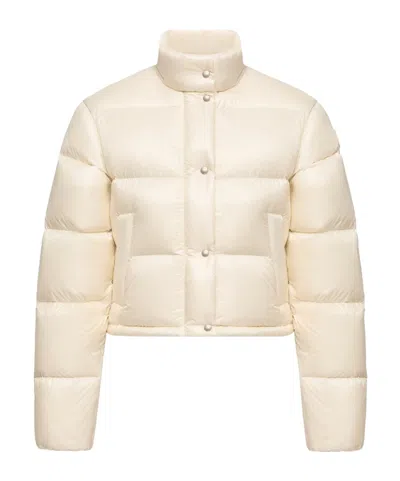 Moncler Tepice Short Down Jacket In White