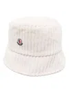 Moncler Terry-cloth Bucket Hat In White