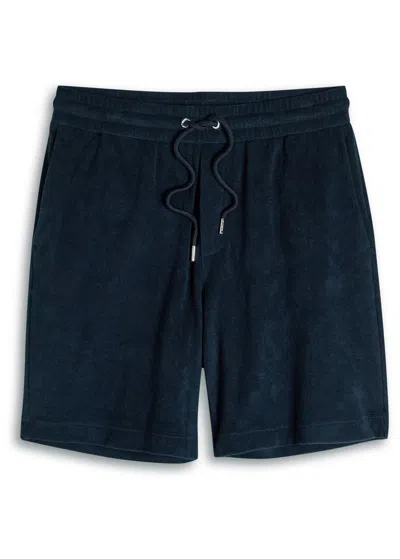 Moncler Terry Shorts In Blue
