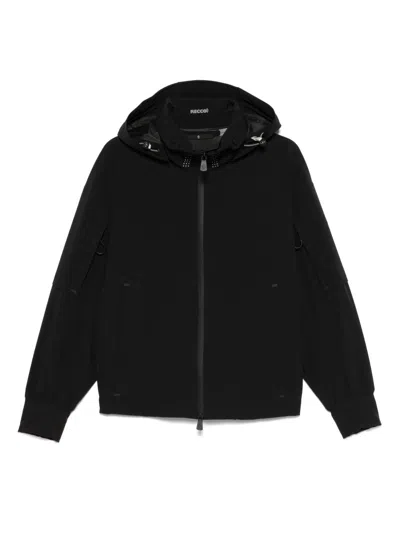 Moncler Tesso Hooded Jacket In Black