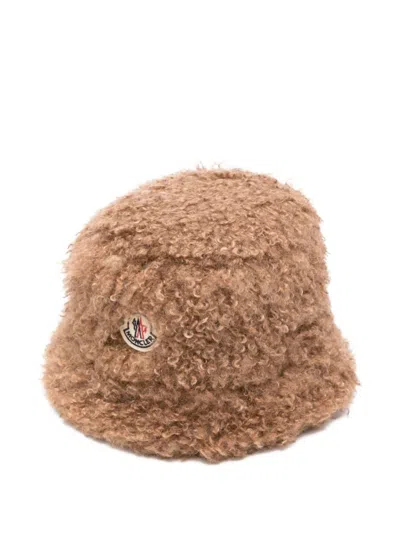 Moncler Textured Brown Hat