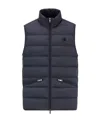 Moncler Treompan Down Gilet Blue In Blue