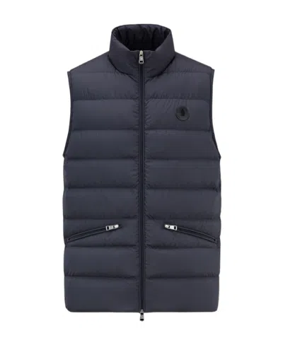 Moncler Treompan Down Gilet Blue