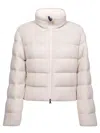 Moncler Light Pink Cotton Thoiry Padded Jacket In Beige