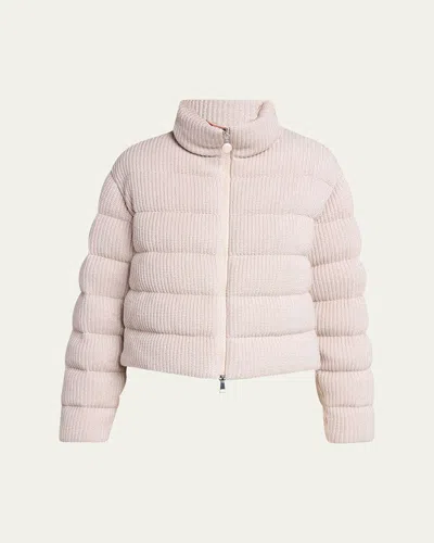MONCLER THOIRY SPARKLY DOWN PUFFER JACKET