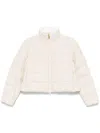Moncler Long-sleeved Cotton Clothes In Neutrals