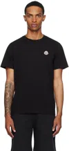Moncler Three-pack Black Logo Patch Cotton T-shirts
