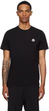 Moncler Three-pack Black Logo Patch Cotton T-shirts