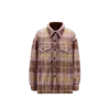 Moncler Thusy Wool Shacket Multicolour Size 2 In Multicolour