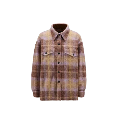 Moncler Thusy Wool Shacket Multicolour Size 2