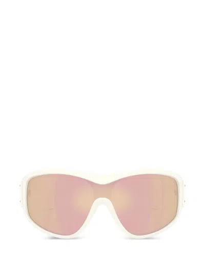 Moncler Thyra Navigator-frame Sunglasses In White