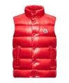 Moncler Tib Down Gilet In Red