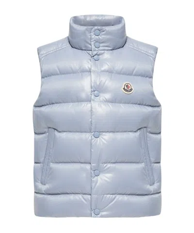 Moncler Kids' Tib Down Vest In Blue