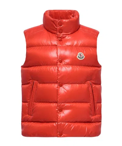 Moncler Tib Down Vest In Red