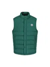 Moncler 'tib' Padded Vest In Green
