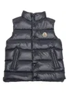 Moncler Coat  Kids Color Blue In Blue