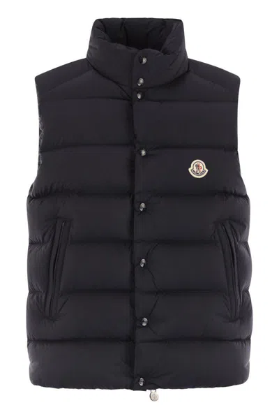 Moncler Tibb - Padded Vest In Blue