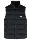 Moncler Tibb Down Gilet In Animal Print