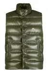 Moncler Tibb Down Puffer Vest In Green