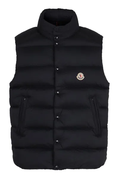 Moncler Tibb Padded Bodywarmer In Black