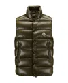 Moncler Tibb Down Puffer Vest In Green