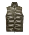 Moncler Tibb Down Puffer Vest In Green