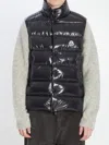 Moncler Tibb Glossy Padded Vest In Black