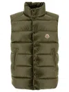 Moncler Tibb Down Puffer Vest In Green