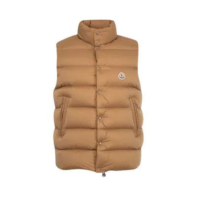 Pre-owned Moncler Tibb Vest 'brown' | Men's Size 5