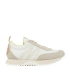 Moncler Tie Low-top Casual Shoes In White