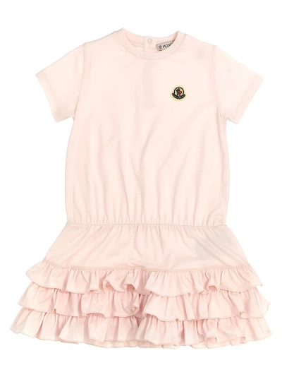 Moncler Babies' Flounce Dress In Pink