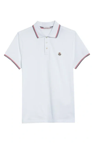 MONCLER MONCLER TIPPED COTTON PIQUÉ POLO